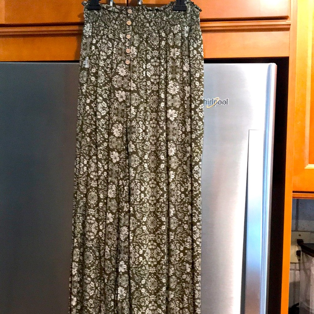 Olive Green  Womens Palazzo Pants